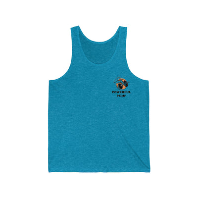 Unisex Fitness Tank - Sleeveless and versatile tank top suitable for both men and women during various fitness activities and workouts.
