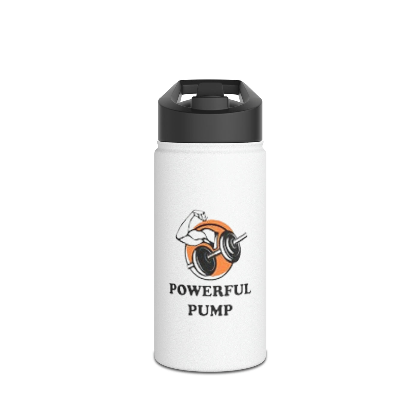  Fitness Stainless Steel Water Bottle with Standard Lid - Reusable and durable stainless steel bottle designed for fitness use, featuring a standard lid for convenient hydration during workouts and daily activities.