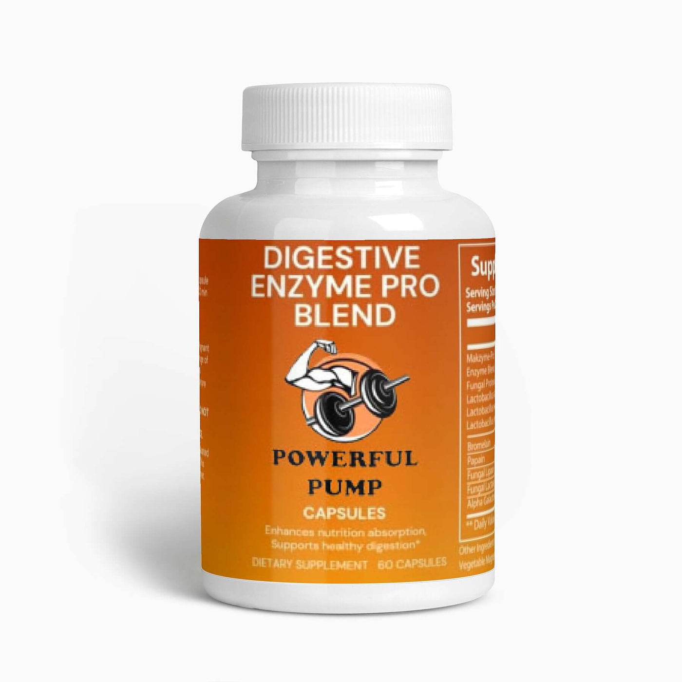 Digestive Enzyme Pro Blend: A bottle of Digestive Enzyme Pro Blend supplement, aiding in optimal digestion and nutrient absorption for digestive wellness.