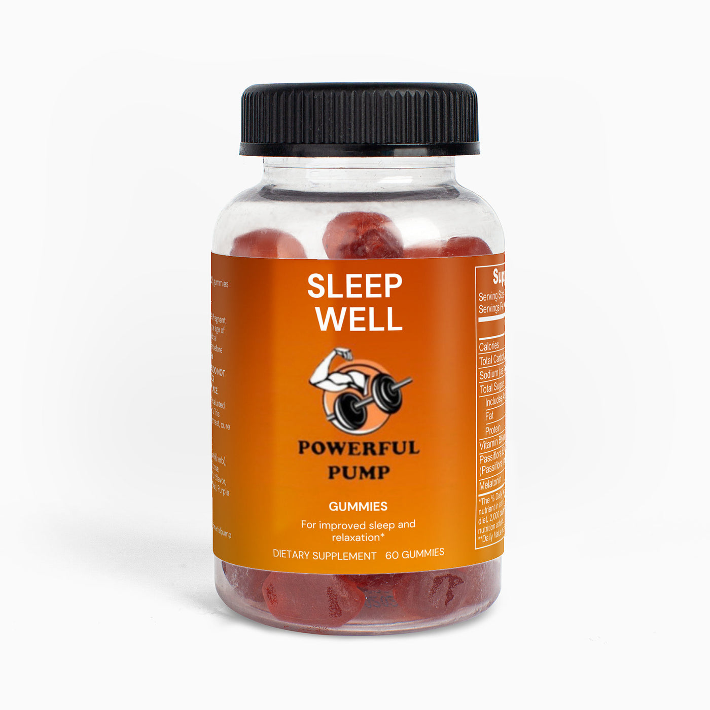 Sleep Well Gummies for Adults - Sweet dreams in every bite, promoting restful sleep and relaxation.