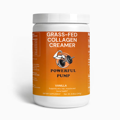 Grass-Fed Collagen Creamer (Vanilla) - Enhance your beverage with a hint of sweetness while supporting skin, hair, and joint health.